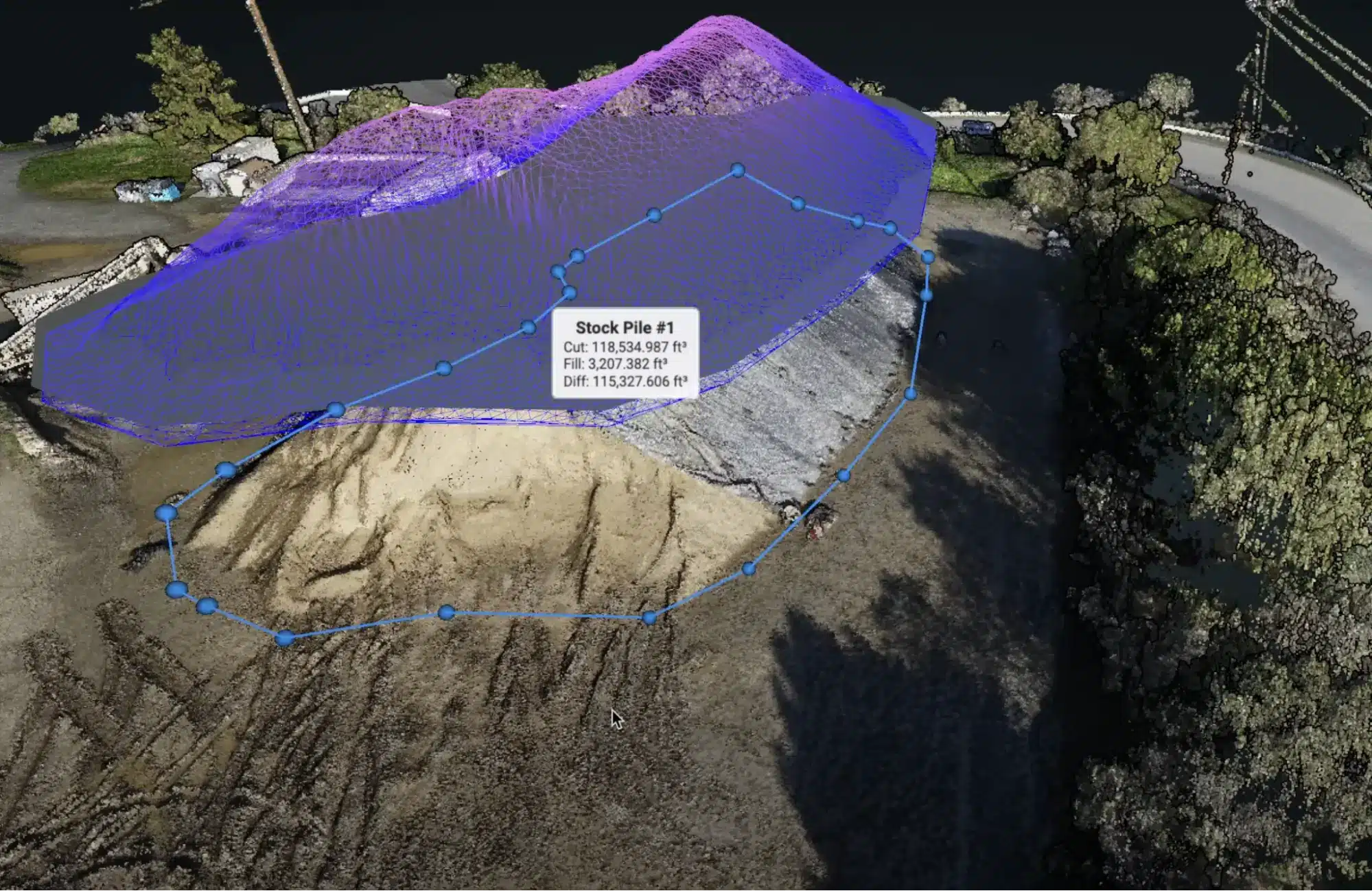 Stockpile Analysis Rock Robotic