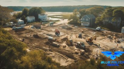 Construction Site from Drone