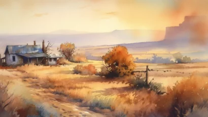 Stunning Painting of an Oklahoma Landscape