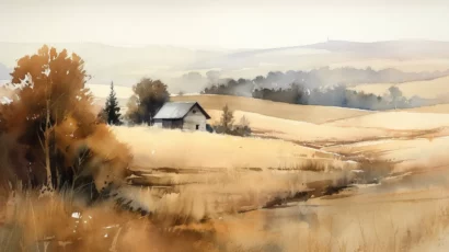 Stunning Painting of an Oklahoma Landscape