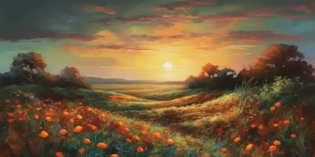 Stunning Painting of an Oklahoma Landscape