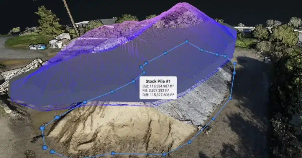 Volumetric Calculations with LiDAR