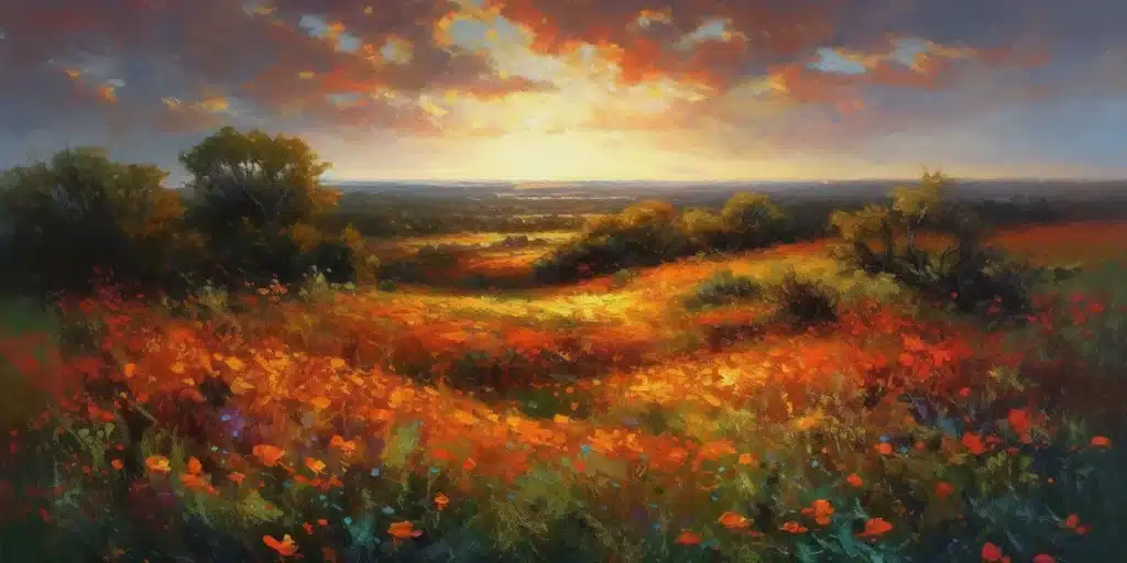 Stunning Painting of an Oklahoma Landscape